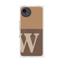 プレミアムスクエアケース with SnapMag［ オリジナル - initial two tone - W brown ］