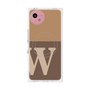 プレミアムスクエアケース with SnapMag［ オリジナル - initial two tone - W brown ］