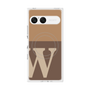 プレミアムスクエアケース with SnapMag［ オリジナル - initial two tone - W brown ］