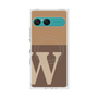 プレミアムスクエアケース with SnapMag［ オリジナル - initial two tone - W brown ］