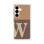 プレミアムスクエアケース with SnapMag［ オリジナル - initial two tone - W brown ］