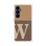 プレミアムスクエアケース with SnapMag［ オリジナル - initial two tone - W brown ］