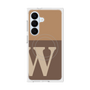 プレミアムスクエアケース with SnapMag［ オリジナル - initial two tone - W brown ］