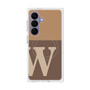 プレミアムスクエアケース with SnapMag［ オリジナル - initial two tone - W brown ］