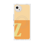 プレミアムスクエアケース with SnapMag［ オリジナル - initial two tone - Z orange ］