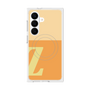 プレミアムスクエアケース with SnapMag［ オリジナル - initial two tone - Z orange ］