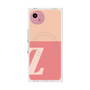 プレミアムスクエアケース with SnapMag［ オリジナル - initial two tone - Z pink ］