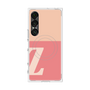 プレミアムスクエアケース with SnapMag［ オリジナル - initial two tone - Z pink ］