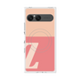 プレミアムスクエアケース with SnapMag［ オリジナル - initial two tone - Z pink ］