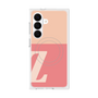 プレミアムスクエアケース with SnapMag［ オリジナル - initial two tone - Z pink ］