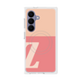 プレミアムスクエアケース with SnapMag［ オリジナル - initial two tone - Z pink ］