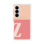 プレミアムスクエアケース with SnapMag［ オリジナル - initial two tone - Z pink ］