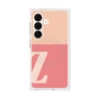 プレミアムスクエアケース with SnapMag［ オリジナル - initial two tone - Z pink ］