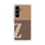 プレミアムスクエアケース with SnapMag［ オリジナル - initial two tone - Z brown ］