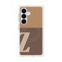 プレミアムスクエアケース with SnapMag［ オリジナル - initial two tone - Z brown ］