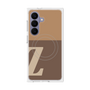 プレミアムスクエアケース with SnapMag［ オリジナル - initial two tone - Z brown ］