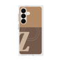 プレミアムスクエアケース with SnapMag［ オリジナル - initial two tone - Z brown ］