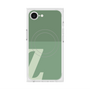プレミアムスクエアケース with SnapMag［ オリジナル - initial two tone - Z green ］