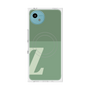 プレミアムスクエアケース with SnapMag［ オリジナル - initial two tone - Z green ］