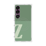プレミアムスクエアケース with SnapMag［ オリジナル - initial two tone - Z green ］
