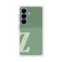 プレミアムスクエアケース with SnapMag［ オリジナル - initial two tone - Z green ］