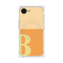 プレミアムスクエアケース with SnapMag［ オリジナル - initial two tone - B orange ］