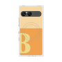 プレミアムスクエアケース with SnapMag［ オリジナル - initial two tone - B orange ］