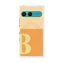 プレミアムスクエアケース with SnapMag［ オリジナル - initial two tone - B orange ］