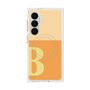 プレミアムスクエアケース with SnapMag［ オリジナル - initial two tone - B orange ］