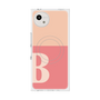 プレミアムスクエアケース with SnapMag［ オリジナル - initial two tone - B pink ］
