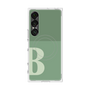 プレミアムスクエアケース with SnapMag［ オリジナル - initial two tone - B green ］