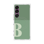 プレミアムスクエアケース with SnapMag［ オリジナル - initial two tone - B green ］