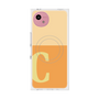 プレミアムスクエアケース with SnapMag［ オリジナル - initial two tone - C orange ］