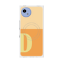 プレミアムスクエアケース with SnapMag［ オリジナル - initial two tone - D orange ］