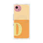 プレミアムスクエアケース with SnapMag［ オリジナル - initial two tone - D orange ］