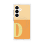 プレミアムスクエアケース with SnapMag［ オリジナル - initial two tone - D orange ］