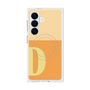 プレミアムスクエアケース with SnapMag［ オリジナル - initial two tone - D orange ］