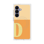 プレミアムスクエアケース with SnapMag［ オリジナル - initial two tone - D orange ］