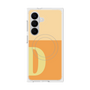 プレミアムスクエアケース with SnapMag［ オリジナル - initial two tone - D orange ］