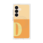 プレミアムスクエアケース with SnapMag［ オリジナル - initial two tone - D orange ］