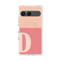 プレミアムスクエアケース with SnapMag［ オリジナル - initial two tone - D pink ］