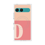 プレミアムスクエアケース with SnapMag［ オリジナル - initial two tone - D pink ］