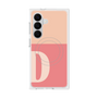 プレミアムスクエアケース with SnapMag［ オリジナル - initial two tone - D pink ］