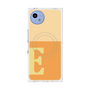 プレミアムスクエアケース with SnapMag［ オリジナル - initial two tone - E orange ］
