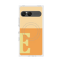 プレミアムスクエアケース with SnapMag［ オリジナル - initial two tone - E orange ］