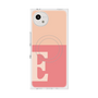プレミアムスクエアケース with SnapMag［ オリジナル - initial two tone - E pink ］