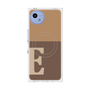 プレミアムスクエアケース with SnapMag［ オリジナル - initial two tone - E brown ］