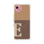 プレミアムスクエアケース with SnapMag［ オリジナル - initial two tone - E brown ］