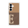 プレミアムスクエアケース with SnapMag［ オリジナル - initial two tone - E brown ］
