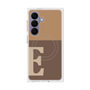 プレミアムスクエアケース with SnapMag［ オリジナル - initial two tone - E brown ］